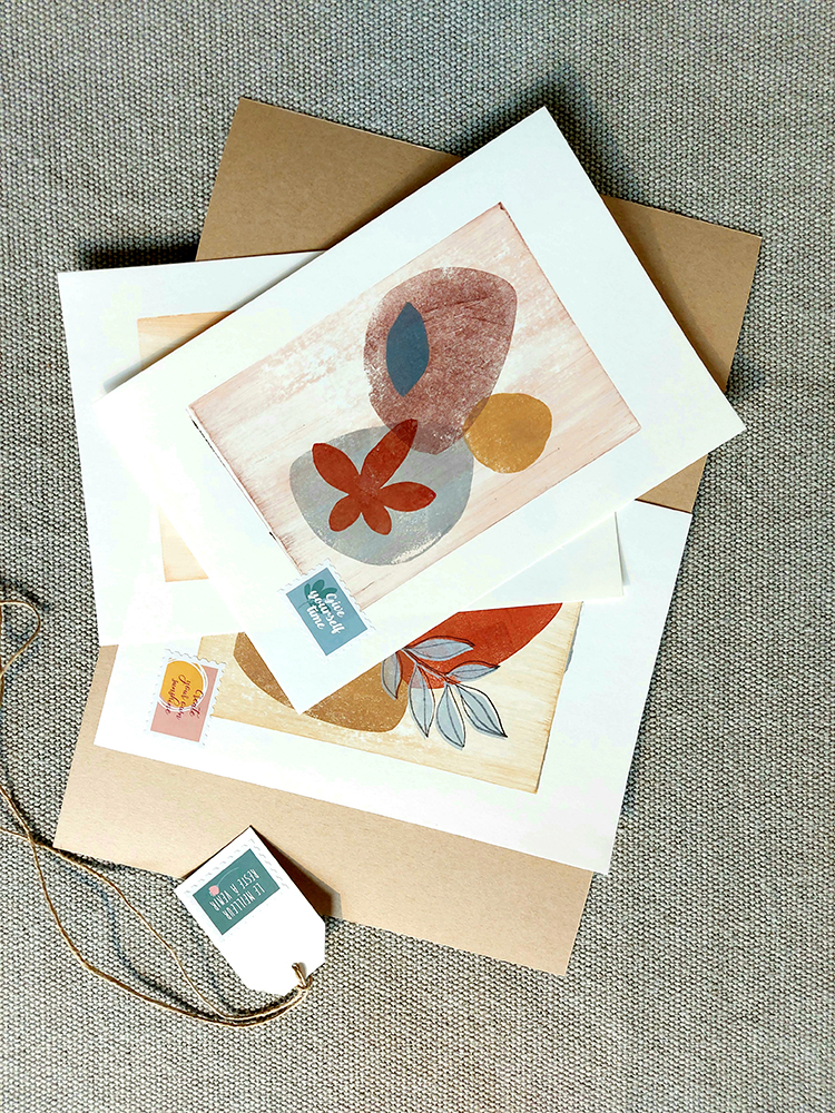 cartes slow life gomme à graver