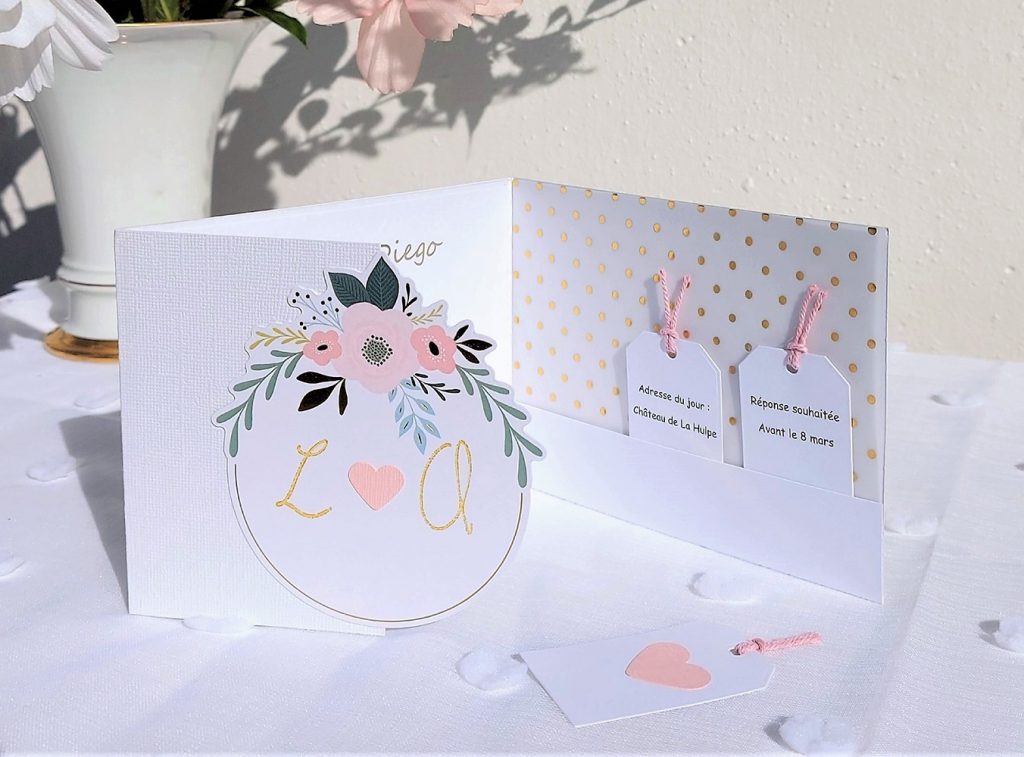 faire-part mariage bohème