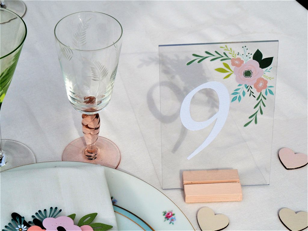 table mariage bohème